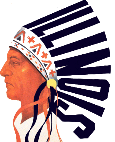 Illinois Fighting Illini 1947-1956 Primary Logo diy iron on heat transfer